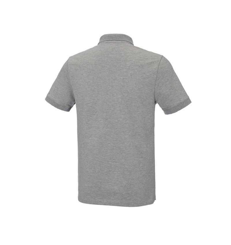 Maglie | Pullover | Camicie: e.s. polo in piqué cotton stretch + grigio sfumato 3