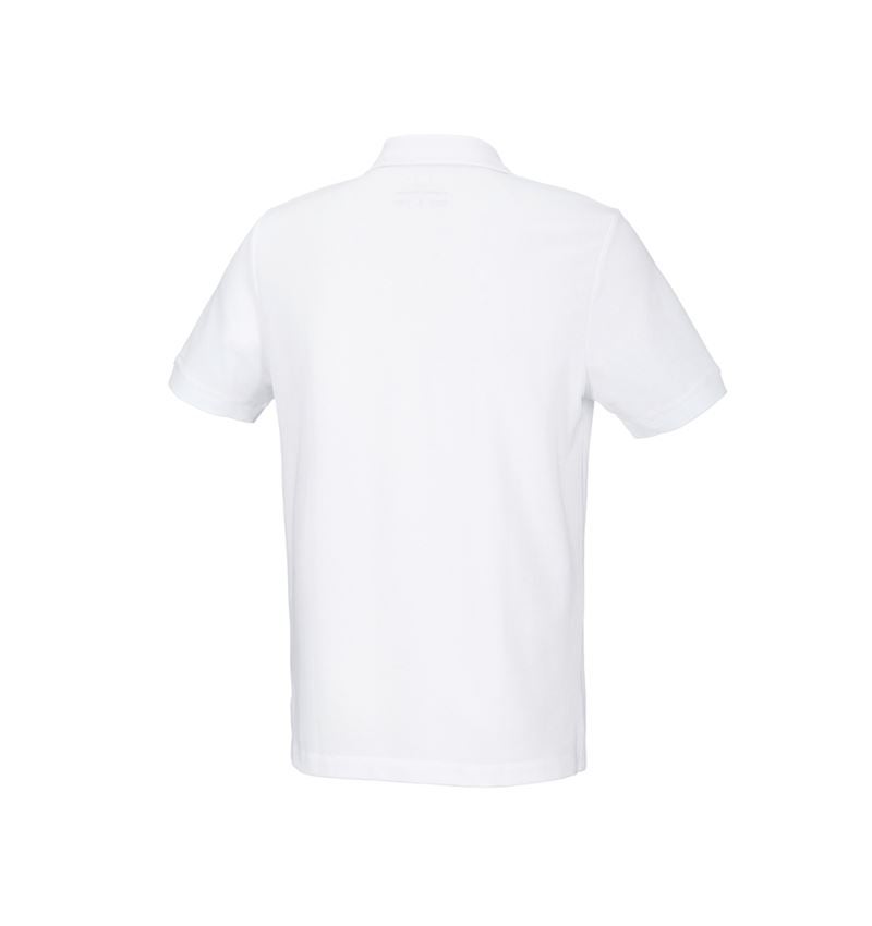 Maglie | Pullover | Camicie: e.s. polo in piqué cotton stretch + bianco 4