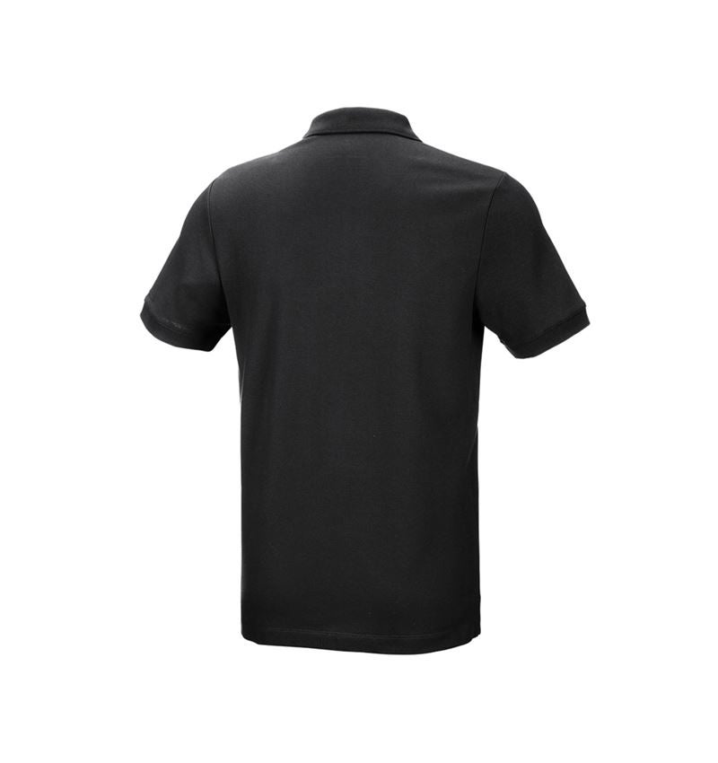 Maglie | Pullover | Camicie: e.s. polo in piqué cotton stretch + nero 4