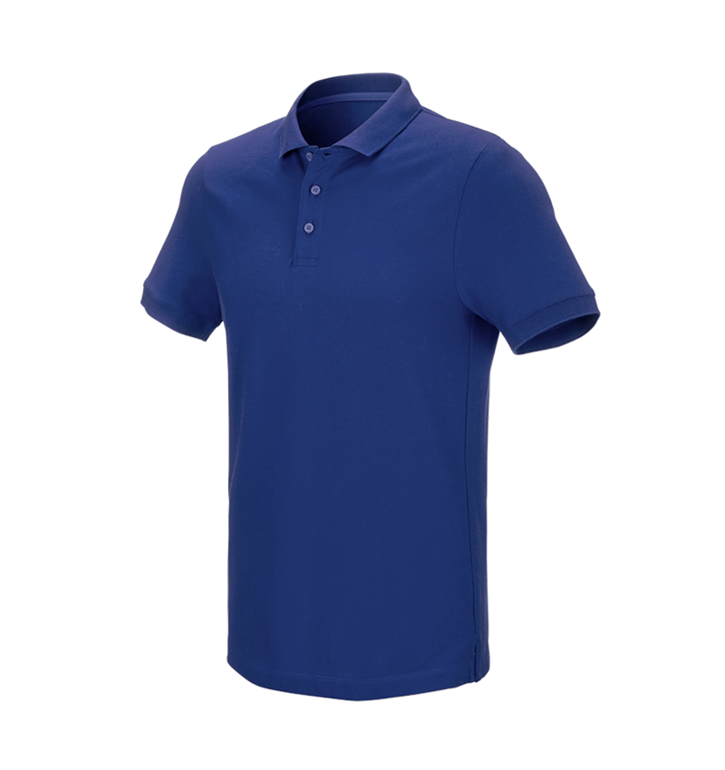 Maglie | Pullover | Camicie: e.s. polo in piqué cotton stretch + blu reale 2