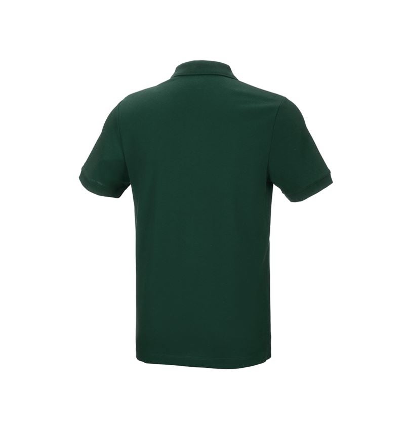 Maglie | Pullover | Camicie: e.s. polo in piqué cotton stretch + verde 3