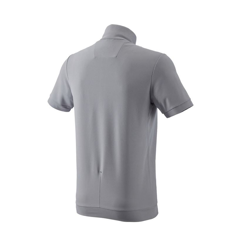 Maglie | Pullover | Camicie: e.s. t-shirt funzionale con ZIP, UV + platino/antracite  4
