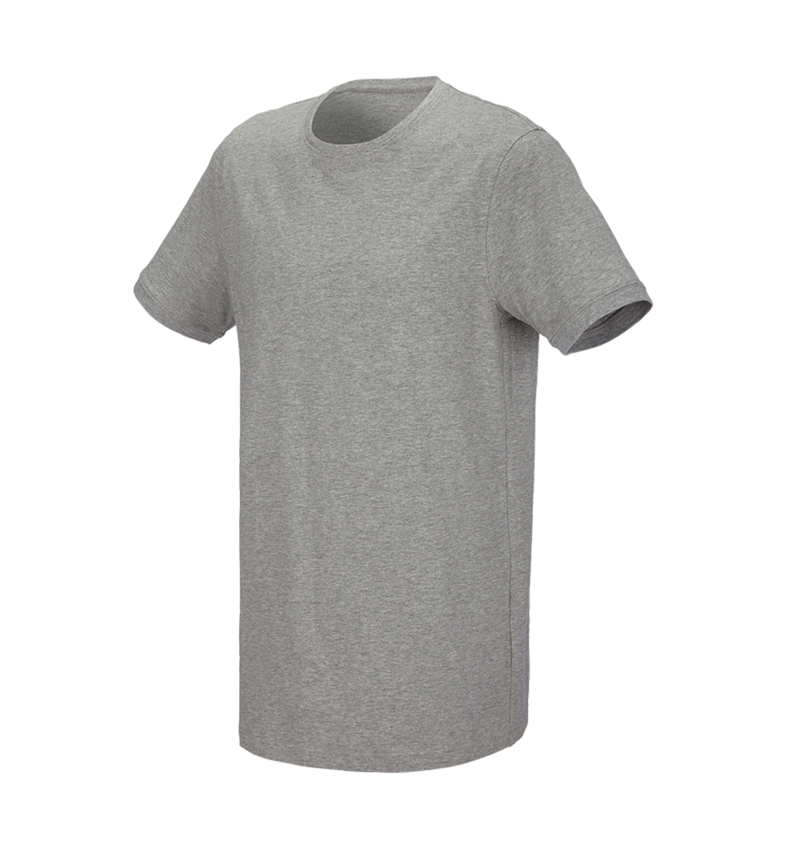 Temi: e.s. t-shirt cotton stretch, long fit + grigio sfumato 2