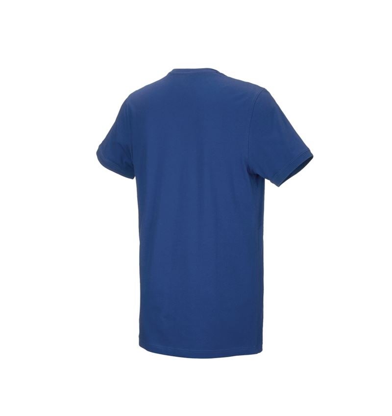 Temi: e.s. t-shirt cotton stretch, long fit + blu alcalino 3