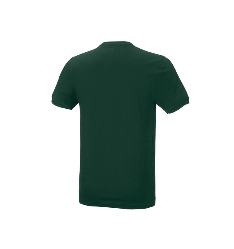 Maglie | Pullover | Camicie: e.s. t-shirt cotton stretch, slim fit + verde 3