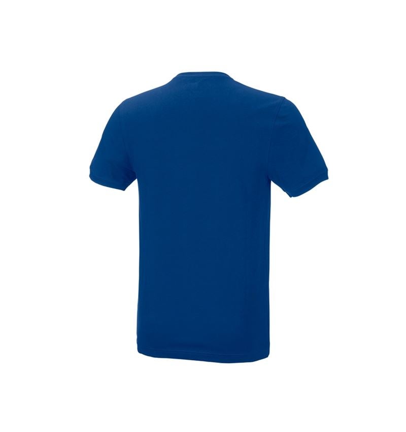 Maglie | Pullover | Camicie: e.s. t-shirt cotton stretch, slim fit + blu reale 3