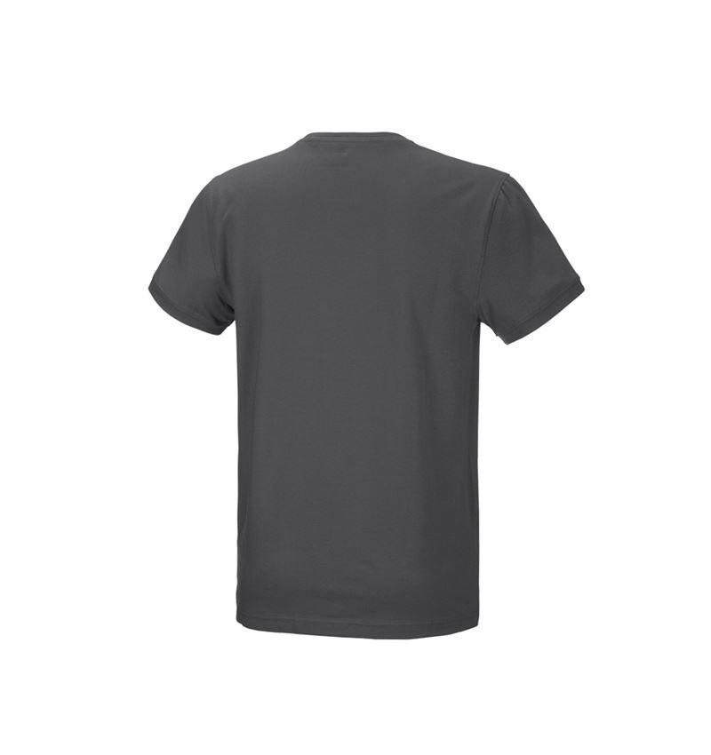 Maglie | Pullover | Camicie: e.s. t-shirt cotton stretch + antracite  4