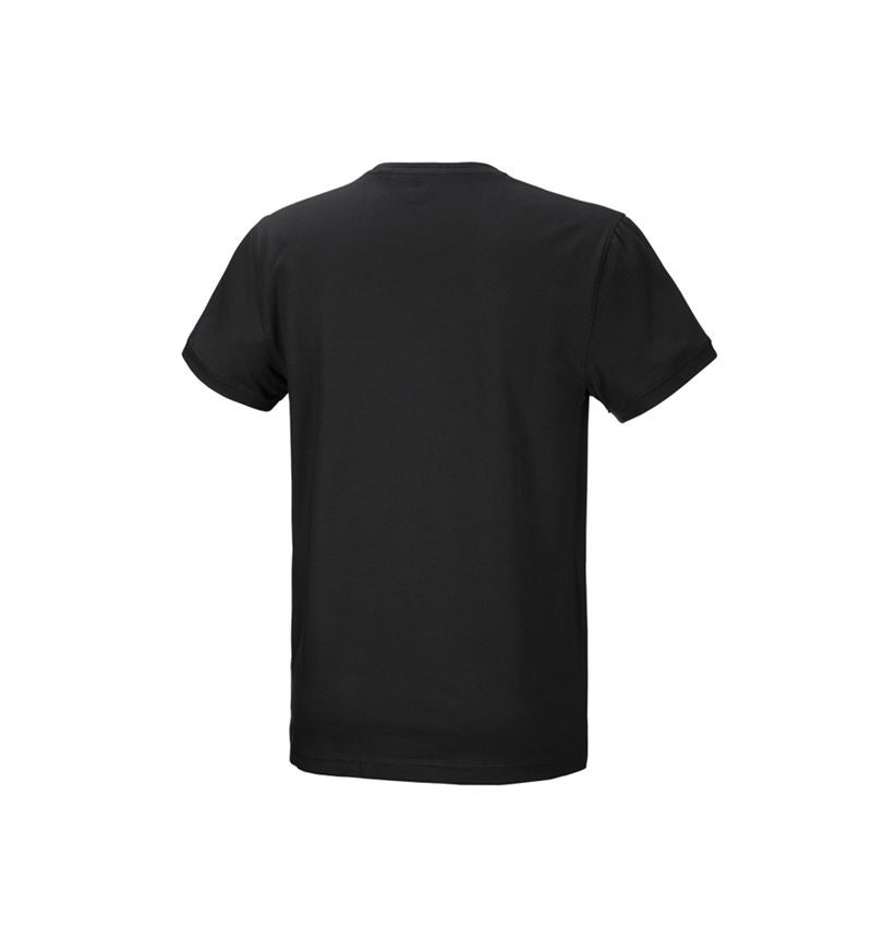 Maglie | Pullover | Camicie: e.s. t-shirt cotton stretch + nero 4