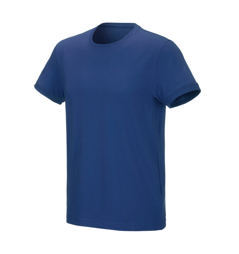 Maglie | Pullover | Camicie: e.s. t-shirt cotton stretch + blu alcalino 2