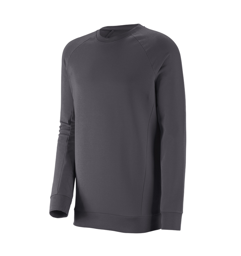 Maglie | Pullover | Camicie: e.s. felpa cotton stretch, long fit + antracite  2