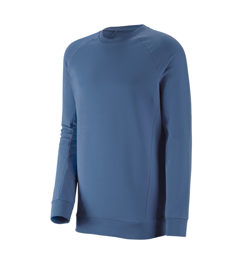 Maglie | Pullover | Camicie: e.s. felpa cotton stretch, long fit + cobalto 2