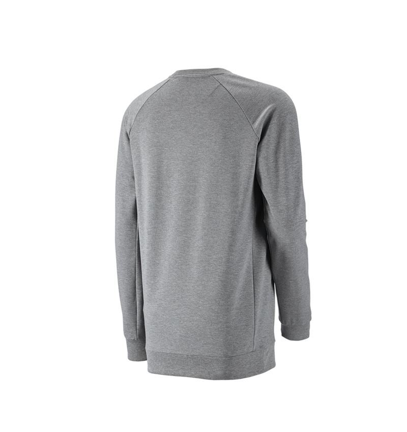 Maglie | Pullover | Camicie: e.s. felpa cotton stretch, long fit + grigio sfumato 3