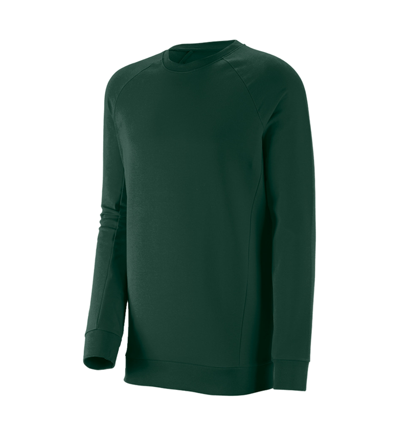 Maglie | Pullover | Camicie: e.s. felpa cotton stretch, long fit + verde 2