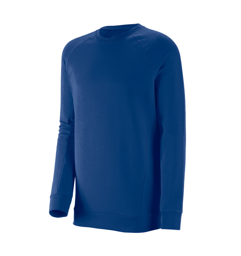 Maglie | Pullover | Camicie: e.s. felpa cotton stretch, long fit + blu reale 2