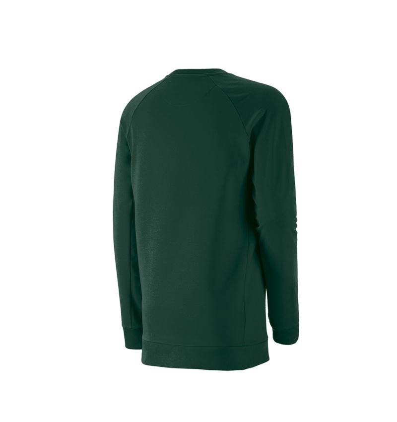 Maglie | Pullover | Camicie: e.s. felpa cotton stretch, long fit + verde 3