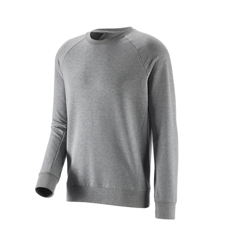 Shirts & Co.: e.s. Sweatshirt cotton stretch + graumeliert 2