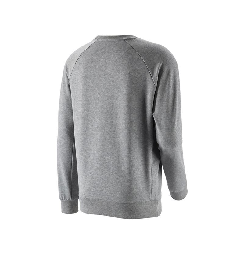 Shirts & Co.: e.s. Sweatshirt cotton stretch + graumeliert 3