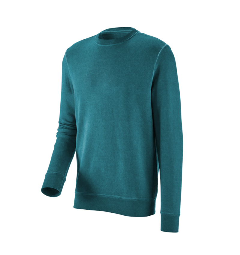 Maglie | Pullover | Camicie: e.s. felpa vintage poly cotton + ciano scuro vintage 4