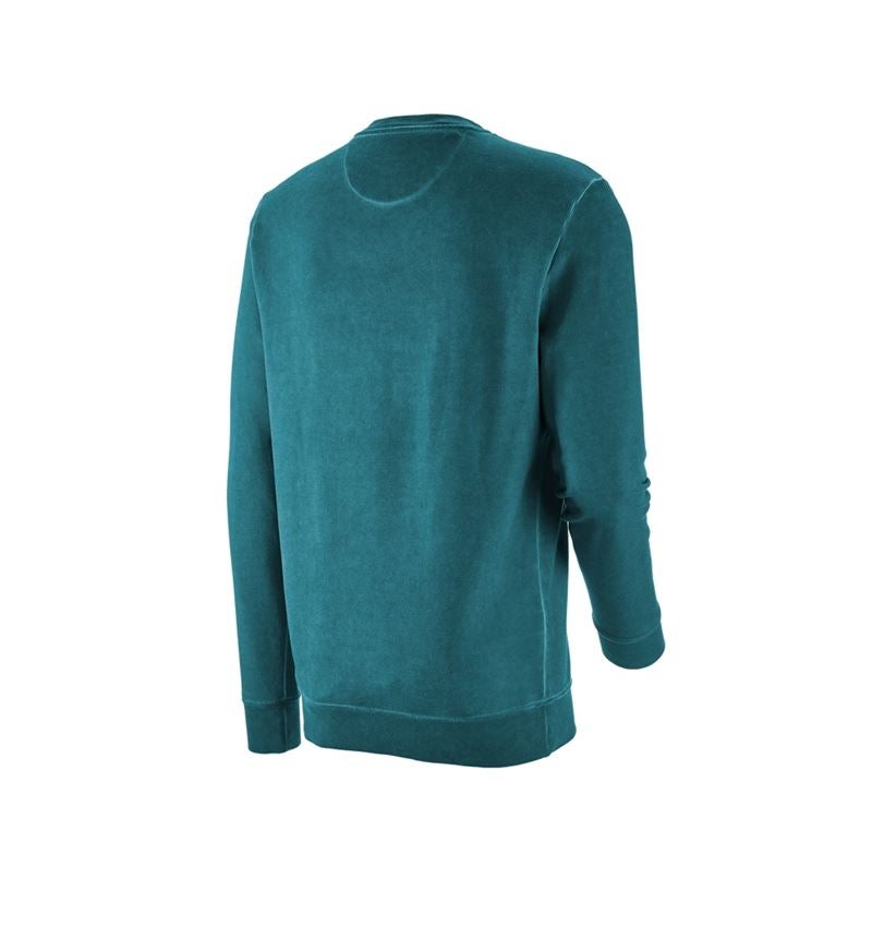 Maglie | Pullover | Camicie: e.s. felpa vintage poly cotton + ciano scuro vintage 5