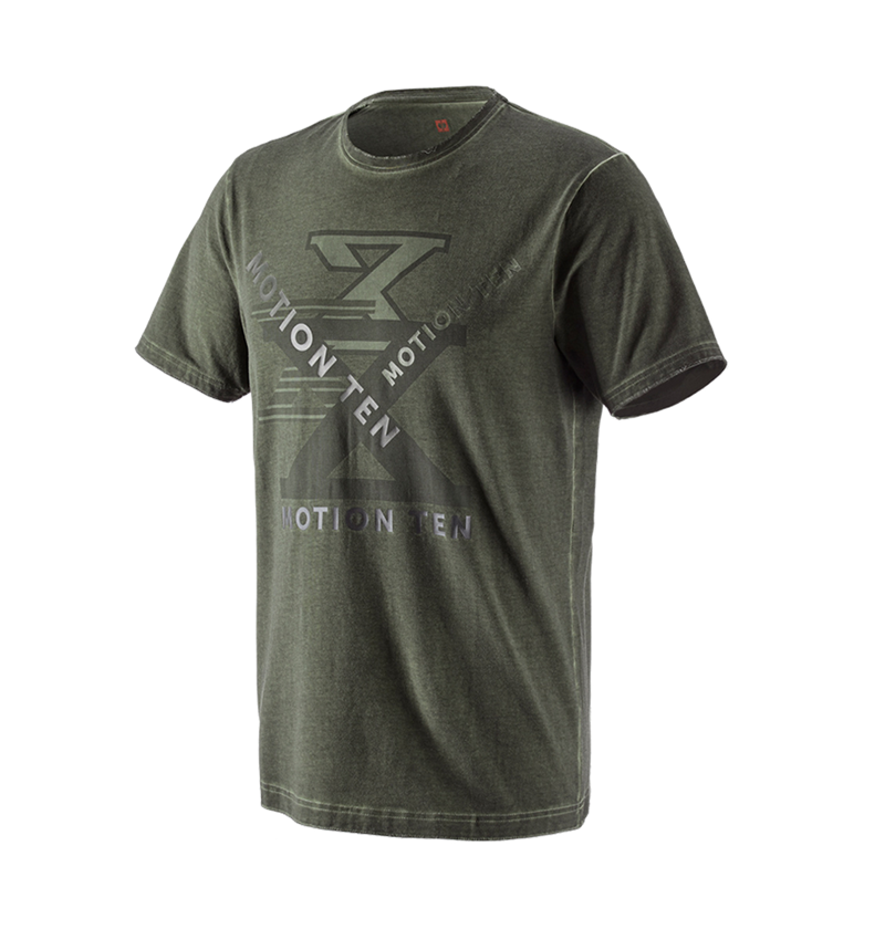 Maglie | Pullover | Camicie: T-shirt e.s.motion ten + verde mimetico vintage 1