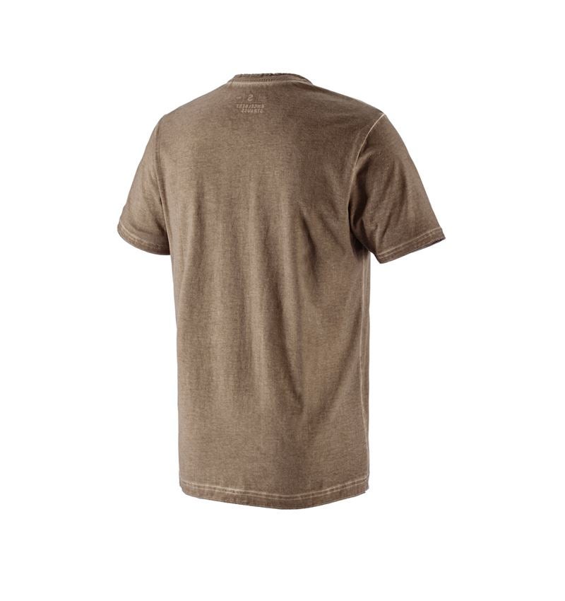 Temi: T-shirt e.s.motion ten + marrone cenere vintage 2