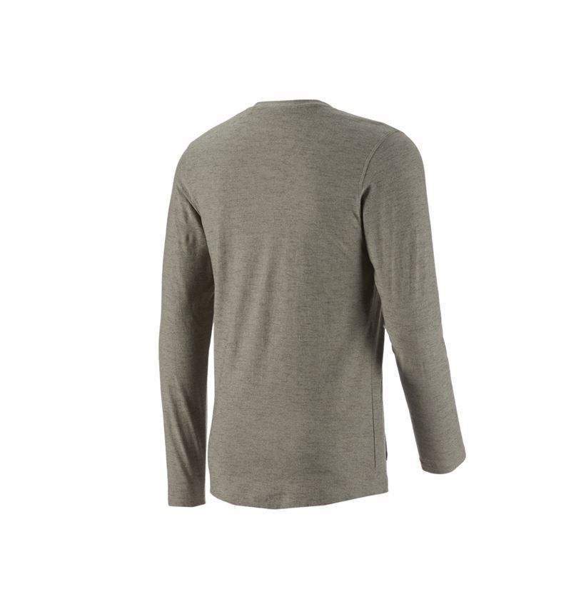 Maglie | Pullover | Camicie: Longsleeve e.s.vintage + verde mimetico melange 3