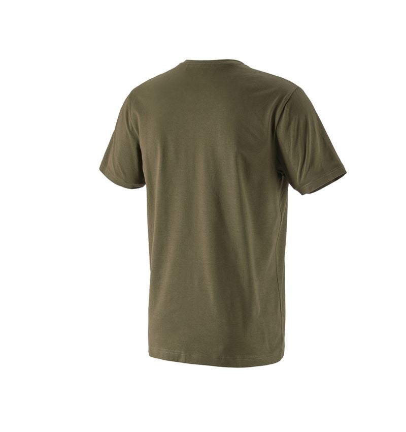Maglie | Pullover | Camicie: T-shirt e.s.concrete + verde fango 3
