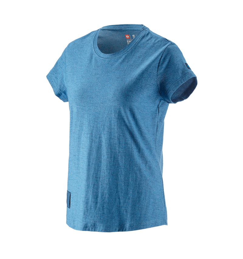 Themen: T-Shirt e.s.vintage, Damen + arktikblau melange 2