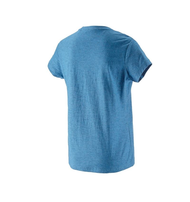 Maglie | Pullover | Bluse: T-shirt e.s.vintage, donna + blu artico melange 3