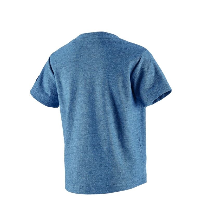 Maglie | Pullover | T-Shirt: T-shirt e.s.vintage, bambino + blu artico melange 3