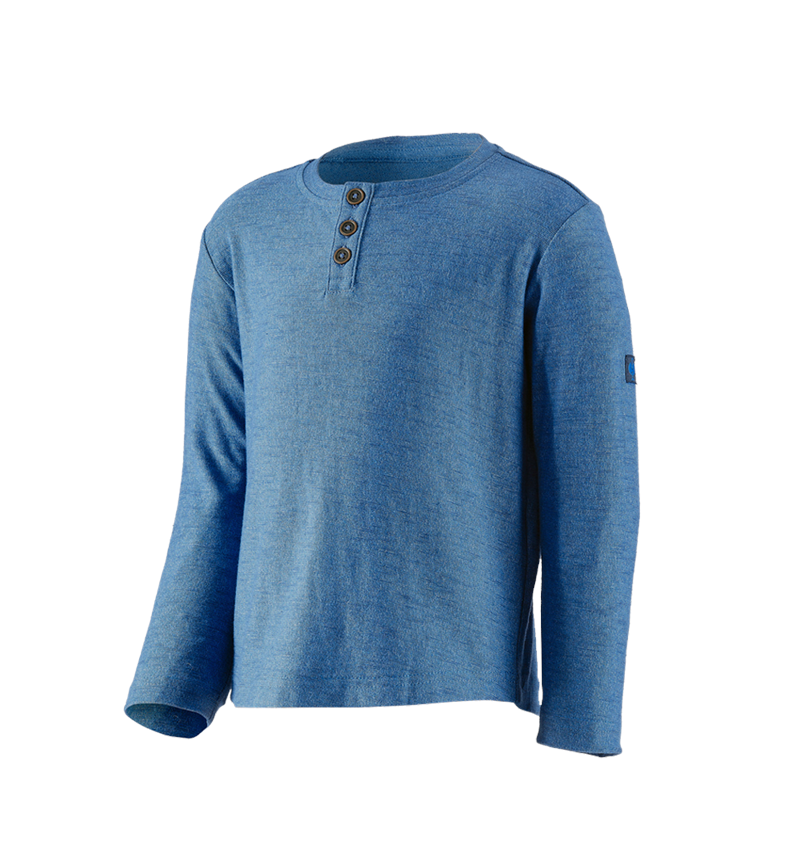 Maglie | Pullover | T-Shirt: Longsleeve e.s.vintage, bambino + blu artico melange 2