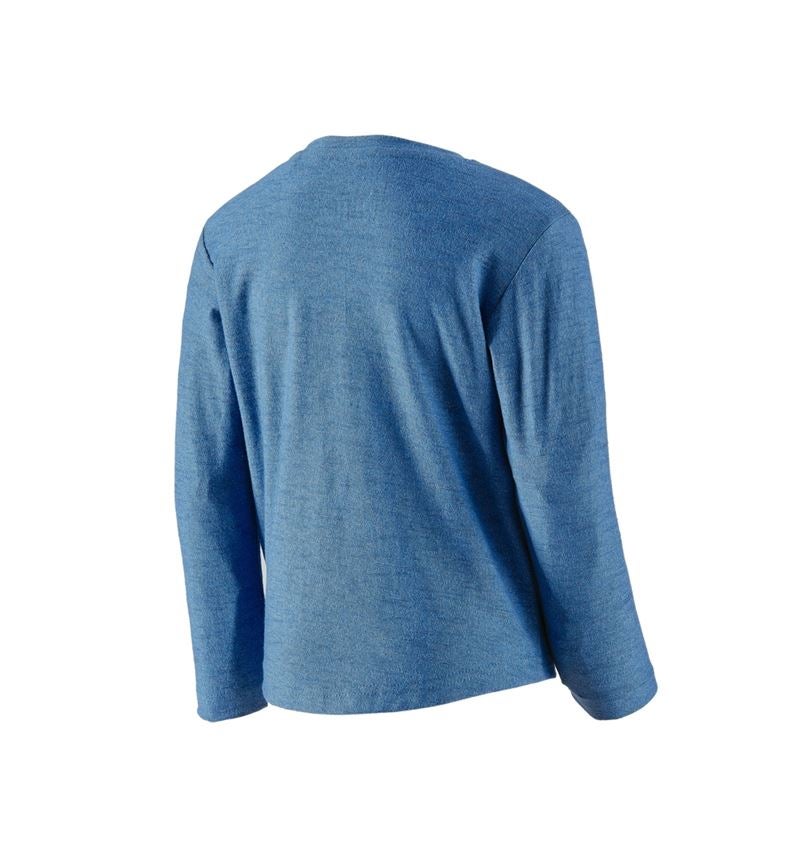 Maglie | Pullover | T-Shirt: Longsleeve e.s.vintage, bambino + blu artico melange 3