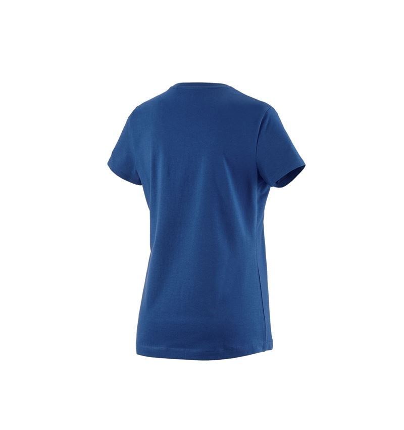 Maglie | Pullover | Bluse: T-shirt e.s.concrete, donna + blu alcalino 1