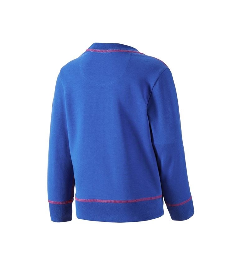 Maglie | Pullover | T-Shirt: Felpa e.s.motion 2020, bambino + blu reale/rosso fuoco 2
