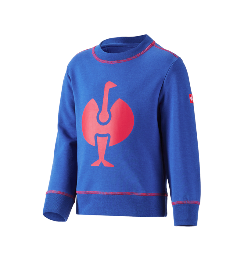 Maglie | Pullover | T-Shirt: Felpa e.s.motion 2020, bambino + blu reale/rosso fuoco 1