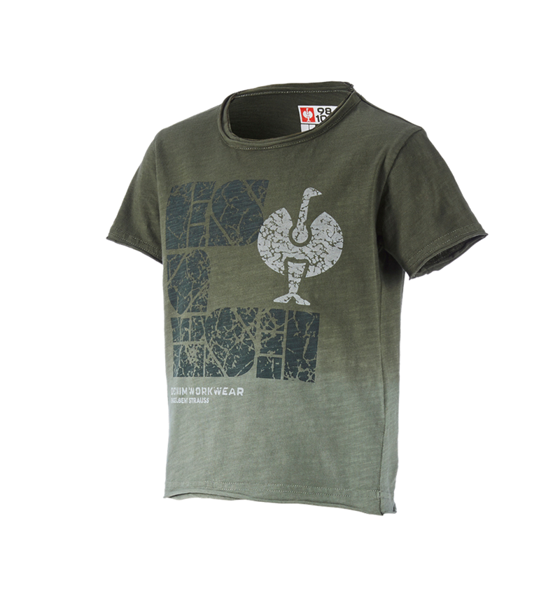 Maglie | Pullover | T-Shirt: e.s. t-shirt denim workwear, bambino + verde mimetico vintage 1