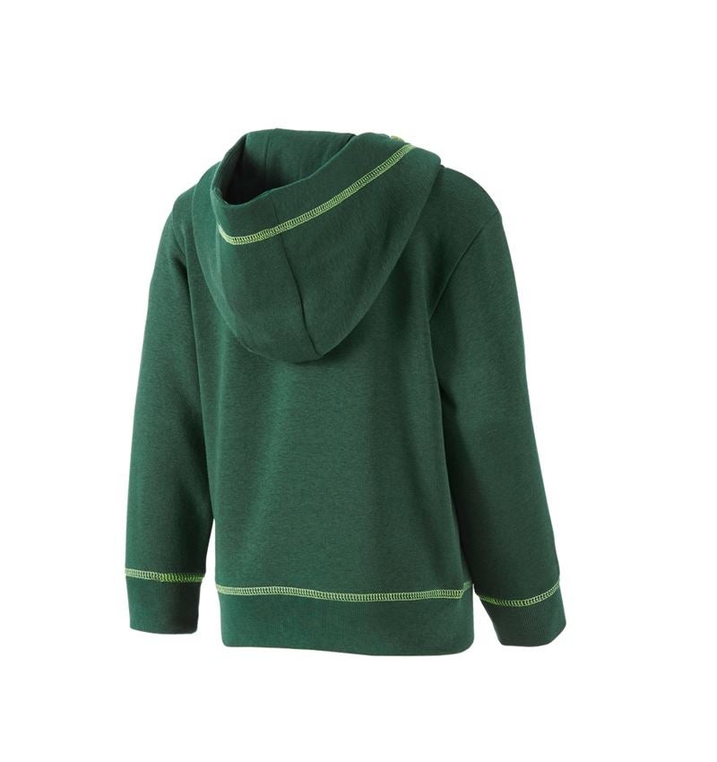 Maglie | Pullover | T-Shirt: Hoody-Felpa e.s.motion 2020, bambino + verde/verde mare 2