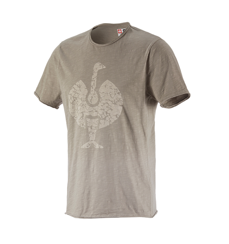 Temi: e.s. t-shirt workwear ostrich + tortora vintage 2