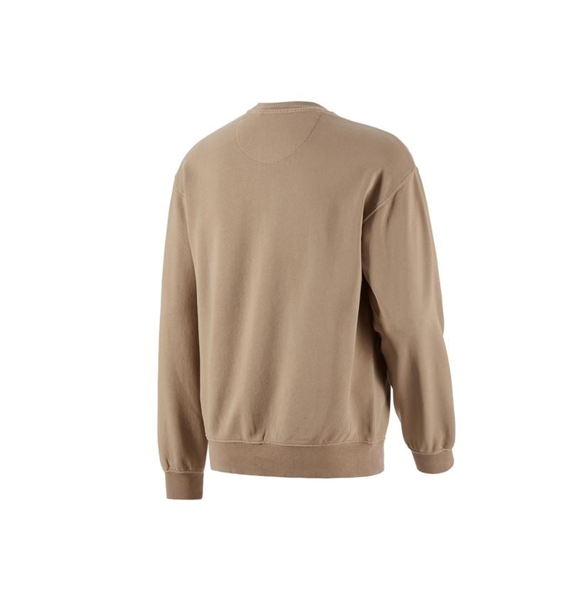 Maglie | Pullover | Camicie: Oversize felpa e.s.motion ten + beige sughero vintage 4