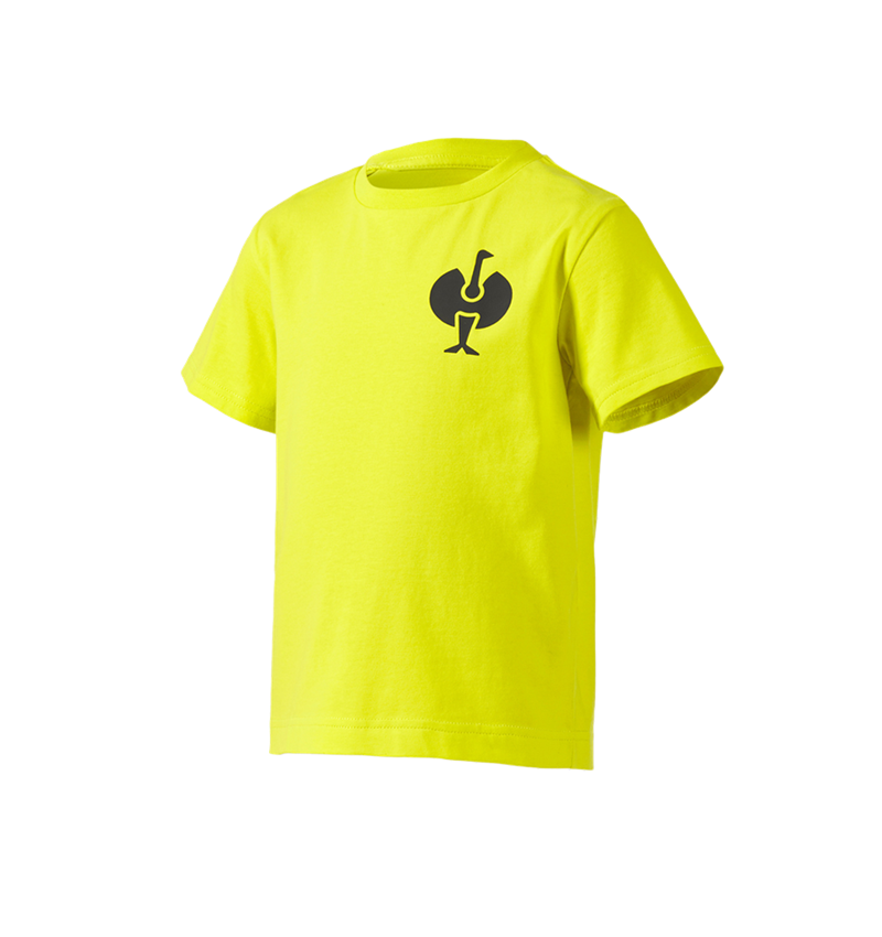 Maglie | Pullover | T-Shirt: T-shirt e.s.trail, bambino + giallo acido/nero 2