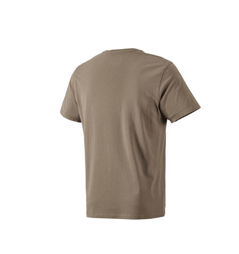 Temi: T-shirt e.s.motion ten pure + marrone pecan vintage 3