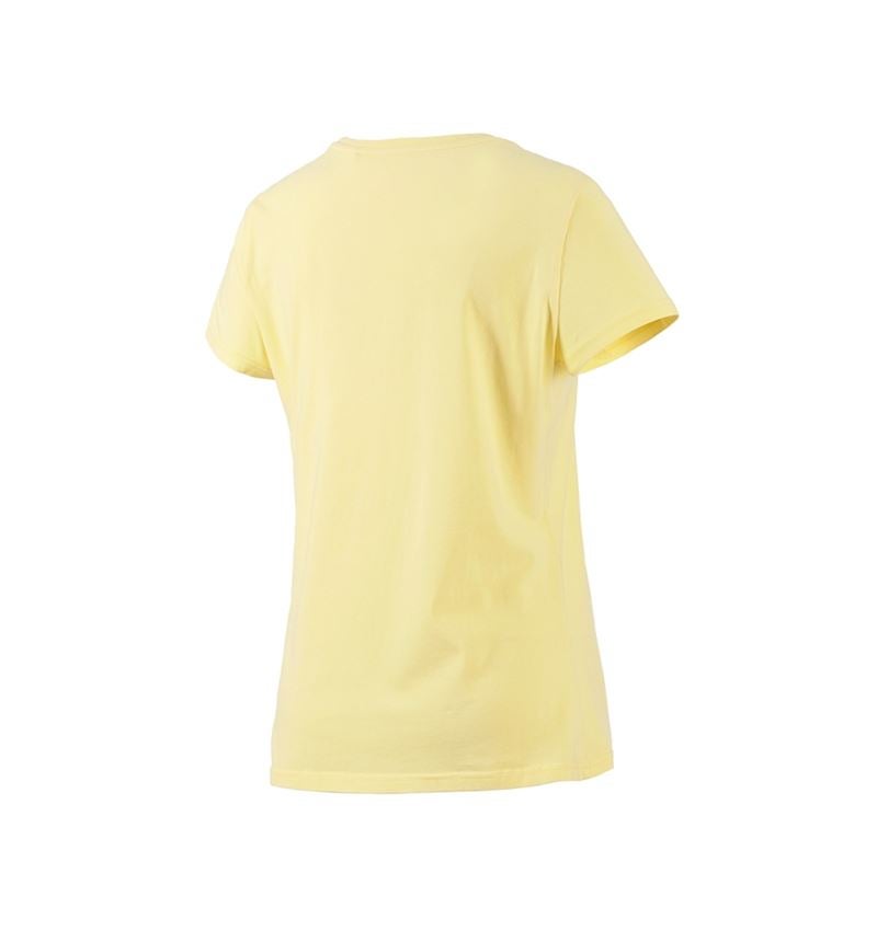 Maglie | Pullover | Bluse: T-shirt e.s.motion ten pure, donna + giallo chiaro vintage 4