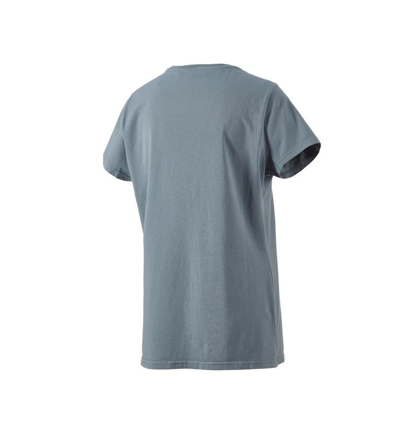 Temi: T-shirt e.s.motion ten pure, donna + blu fumo vintage 3