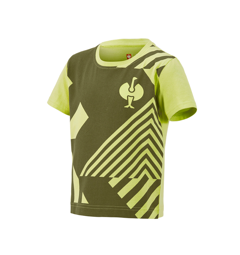 Temi: T-shirt e.s.trail graphic, bambino + verde ginepro/verde lime 2