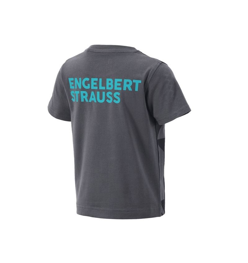 Temi: T-shirt e.s.trail graphic, bambino + nero/antracite /turchese lapis 3