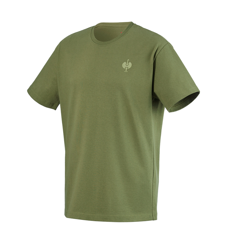 Maglie | Pullover | Camicie: T-shirt heavy e.s.iconic + verde montagna 9