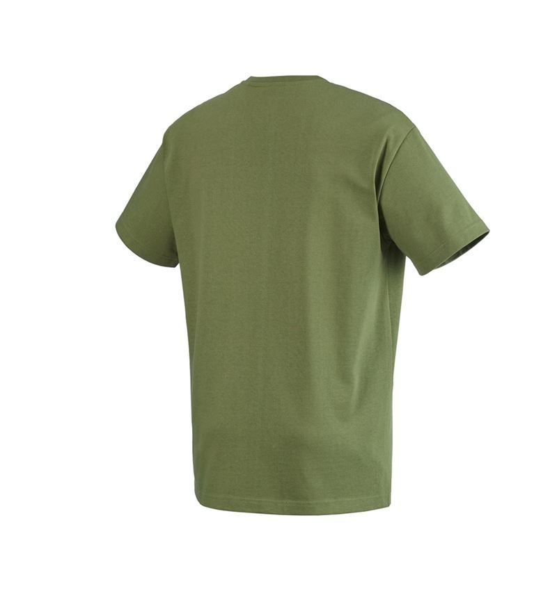 Maglie | Pullover | Camicie: T-shirt heavy e.s.iconic + verde montagna 10