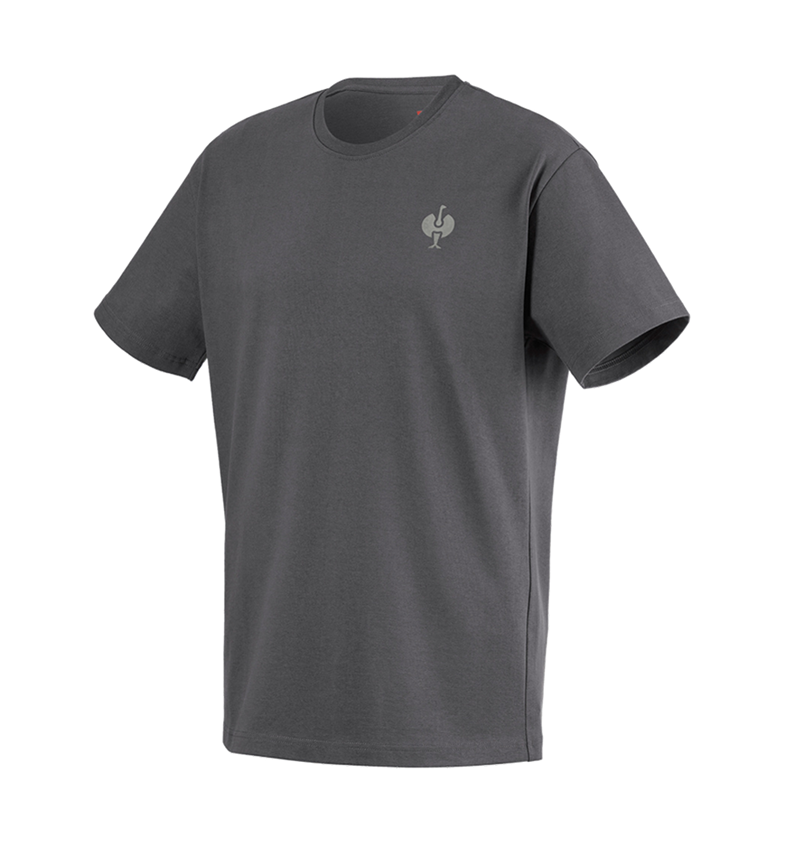 Maglie | Pullover | Camicie: T-shirt heavy e.s.iconic + grigio carbone 9