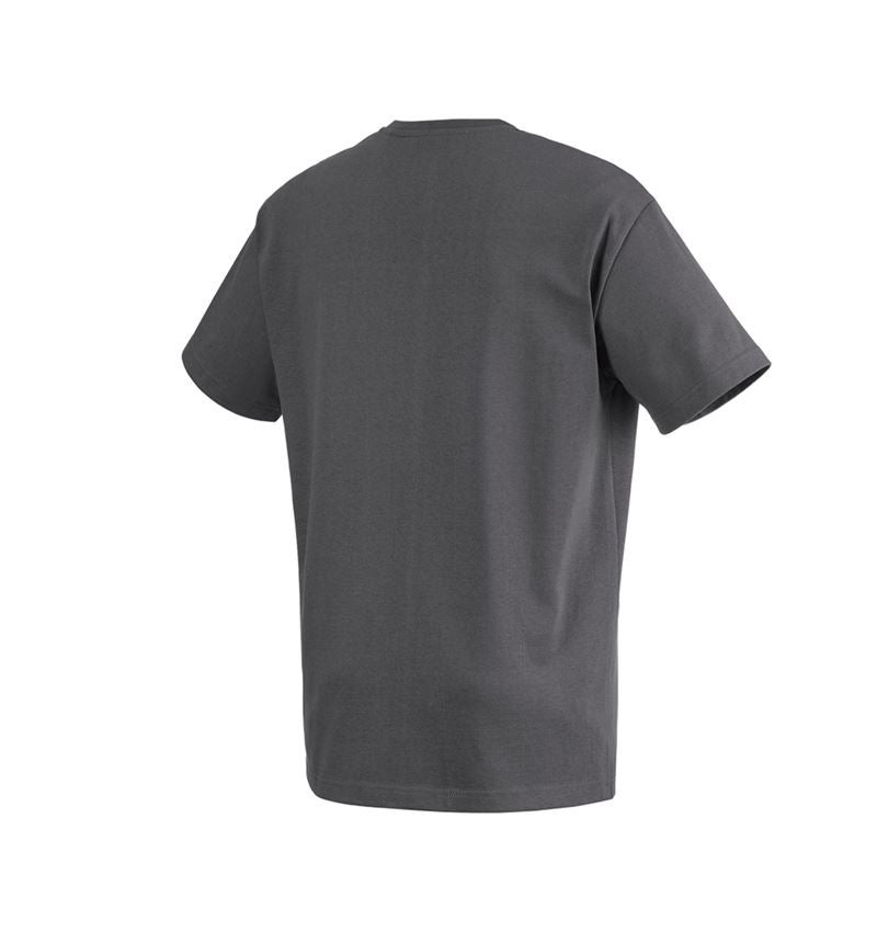 Maglie | Pullover | Camicie: T-shirt heavy e.s.iconic + grigio carbone 10