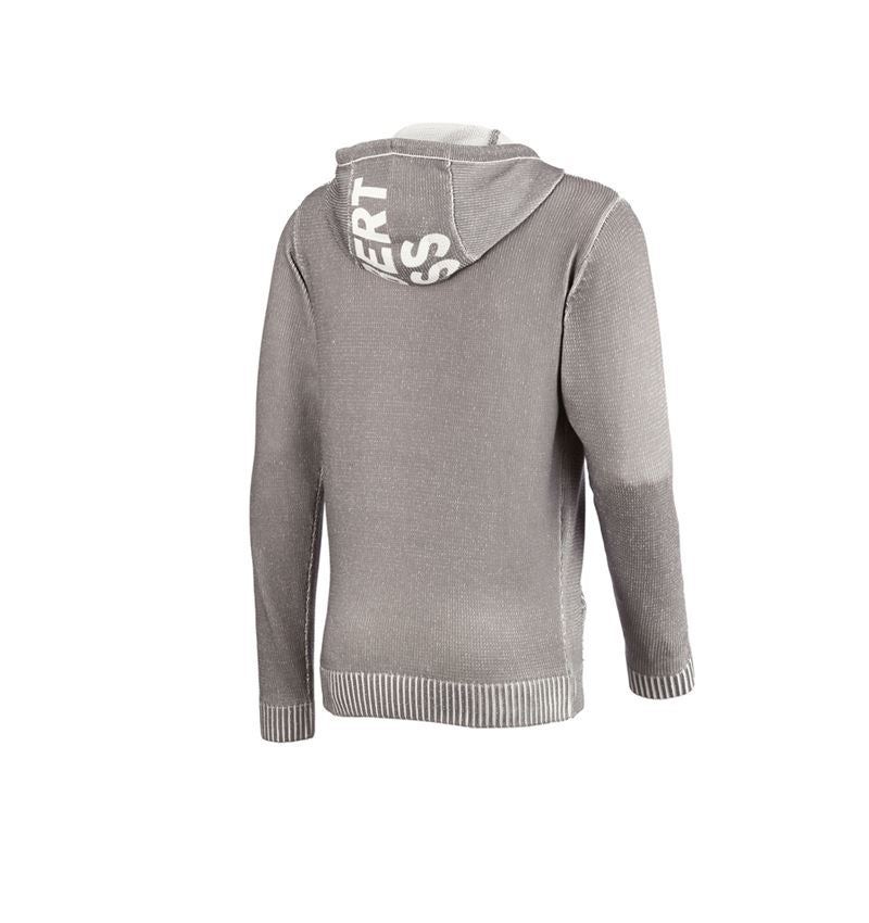 Maglie | Pullover | Camicie: Hoody in maglia e.s.iconic + grigio delfino 5